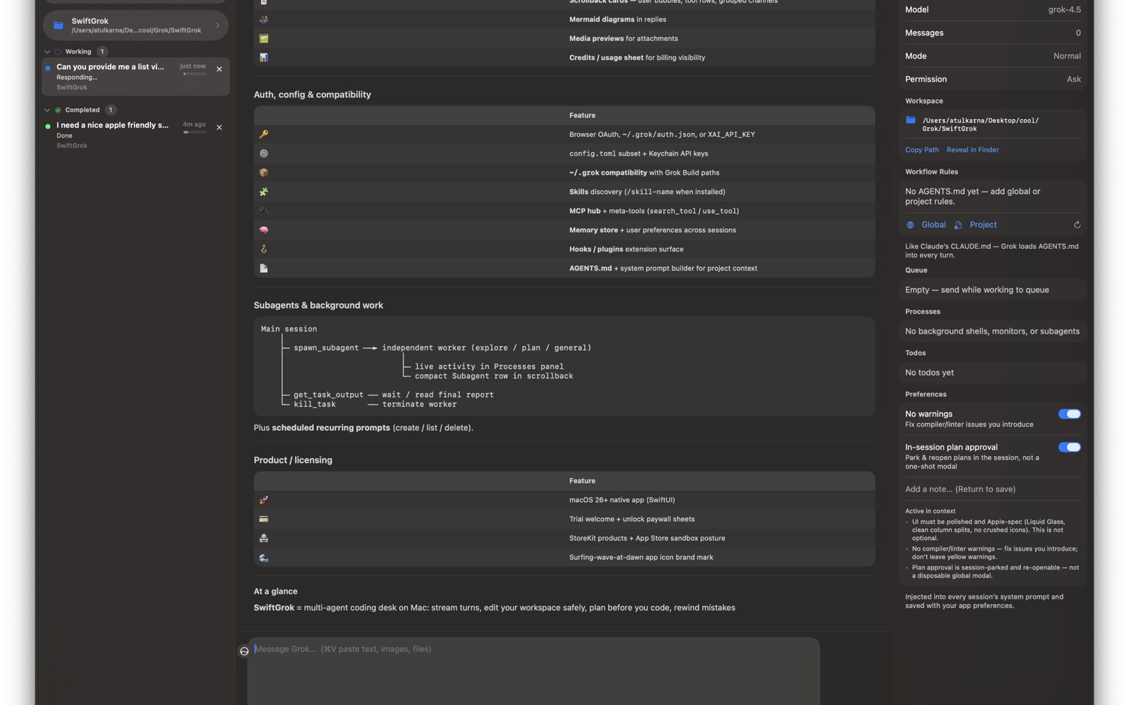 FlowBuild settings