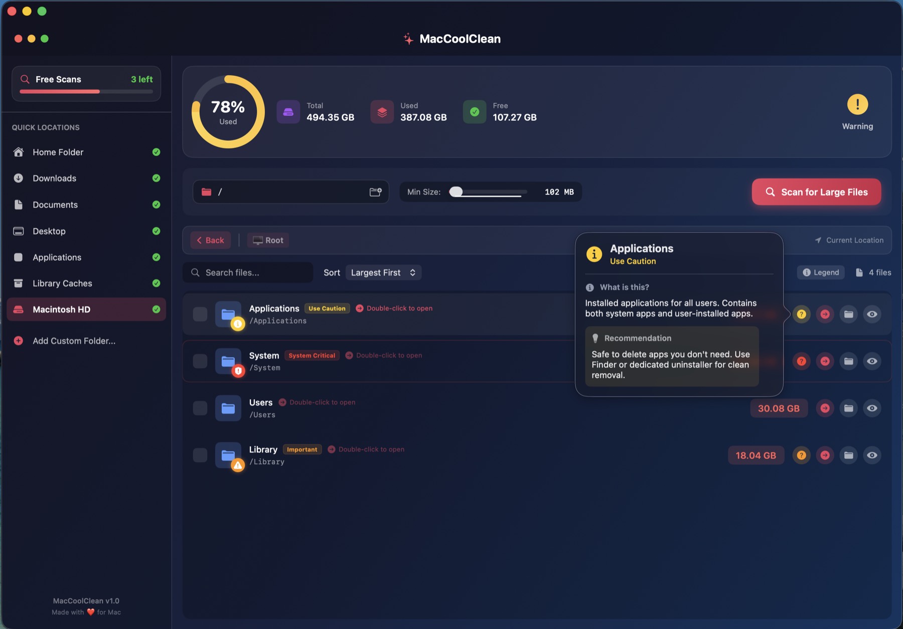 ModernClean screenshot 1