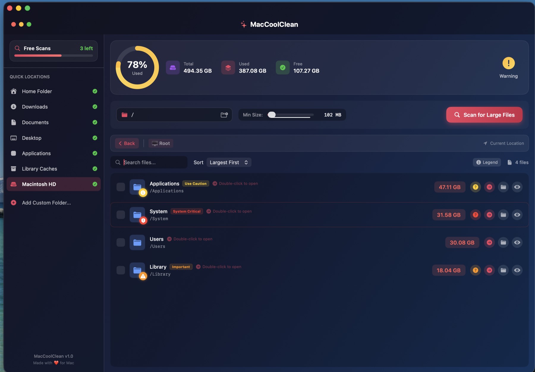 ModernClean screenshot 2